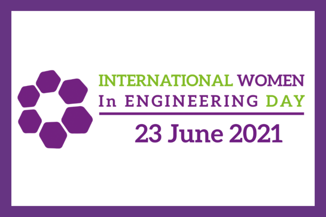 International Women In Engineering Day, 23 June 2021, logo.